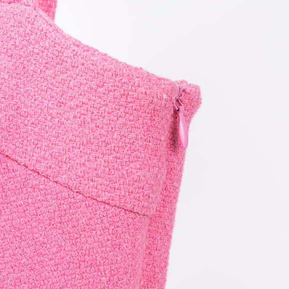 Maje Rose Cotton-Tweed Braided-Trim Wide-Leg Pant Suit - Picture 10 of 16